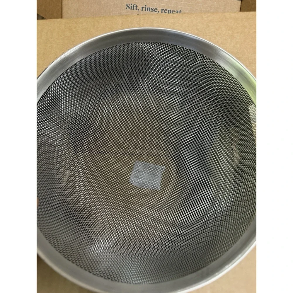 Caraway 4 Qt Stainless Steel Strainer (ring On Bottom Broken)
